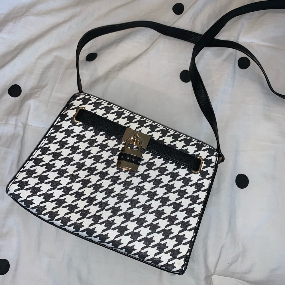 Houndstooth Crossbody